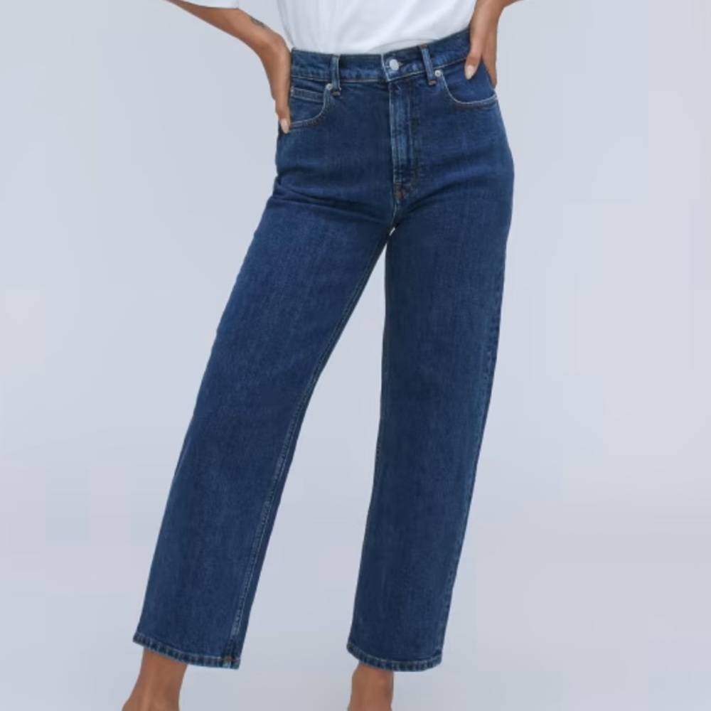 EVERLANE The Way-High® Jean Vintage Indigo Sz 27 Cropped. NWOT